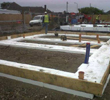 Installation of beam insulation